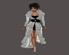 Silver Black Winter Gown
