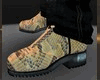 [8Q] Snake Leather Boots