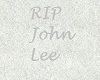 Rip John lee
