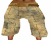SWAGGIN' Brwn/Tan Shorts
