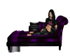 Purple n Black Chaise