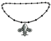 Fleur de lis necklace v2