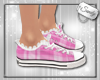 Plaid Converse - Pink