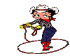 Betty Boop cowgirl