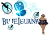 Blue Iguana Club Sign