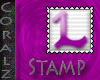 Pink "L" Stamp