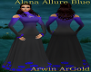 Alana Allure Dress Blue