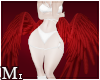 M! Red angel wings