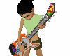 Ani. Play Bass Guitar