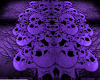 PURPLE SKULLS MC RUG