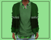 Green Sweater Layered