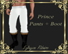 Prince pants+boot white