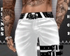 Leather Wht Pants