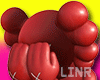 Kaws Sitting Red Toy