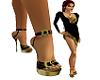 KA Gold Grace Heels