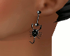 ! Black Scorpion Earring