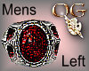 OG/Silver&GarnetMensRing