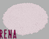 Purple Round Fur Rug