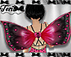Pink Black Heart Wings