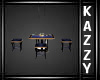 }KC{ Blue Table & Chairs