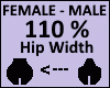 110% Hip Scaler