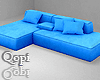Dodger Blue Modular Sofa