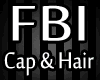 FBI Cap with Hair blonde
