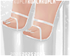 Flirty White Heels
