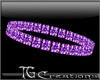 {TG} Anklet-Amethyst (L)