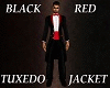 Black Red Tuxedo Jacket
