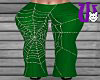 Spider Web Pants green