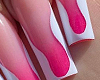 Drippy Pink Nails