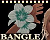 Silk Flower Bangle - R
