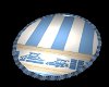 Blue Carnival Round Rug