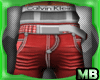 MB|Red short jeanz