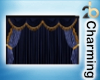 Royal blue curtains