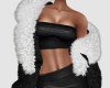 CA White & Black Coat