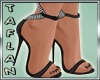 T* Leone Black Heels