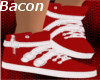Ladie's Red Sneakers