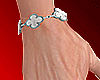 Bracelet - white silver