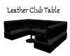Leather Club Table
