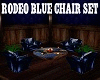 Rodeo Blue Chair Set