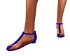Sandals Flat Blue w/toes