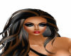 Wavy black brown