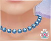 Kids Blue Pearl Necklace