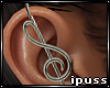 !iP Music Cuff Earrings