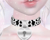 ♡ Baby Cow Choker ♡