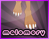 Derivable furry paws