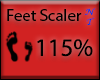 [Cup] Feet Scaler 115%