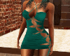 Teal Sexy String Dress